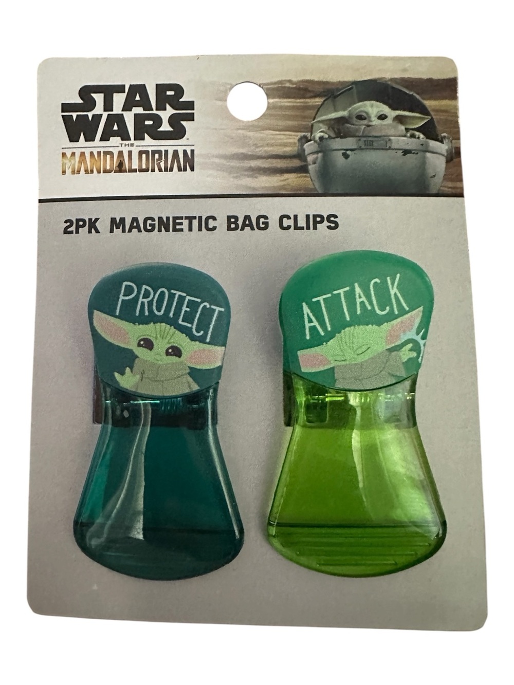 Star Wars The Mandalorian Magnetic Bag Clips Set of 2